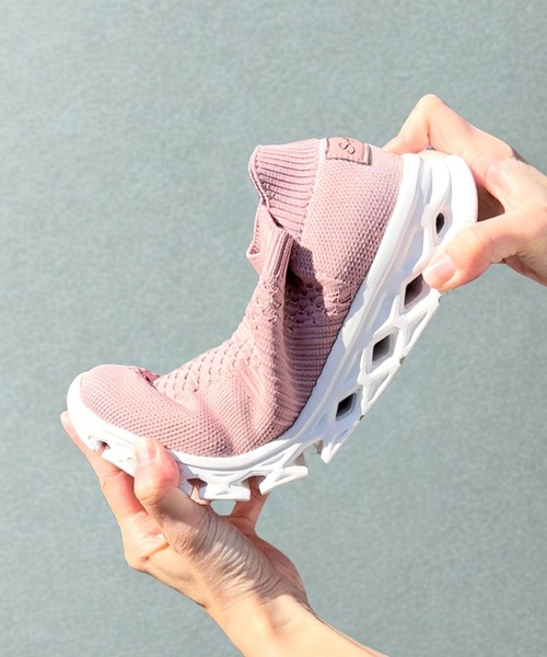 Sugar Sugar（シュガーシュガー）の「【SUGAR SUGAR シュガーシュガー】軽量メッシュスニーカー 950（スニーカー・レディース・ブラック/ネイビー/グレー/ピンク・24.5cm/23.0cm/24.0cm/22.5cm/23.5cm）」の4枚目の写真