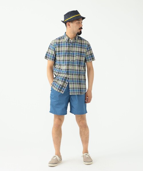 BEAMS PLUS（ビームスプラス）の「BEAMS PLUS / インディアン マドラスチェック ショートスリーブ ボタンダウン シャツ（シャツ/ブラウス・メンズ・ピンク/ネイビー/ブルー/その他・M/XL/S/L）」の5枚目の写真