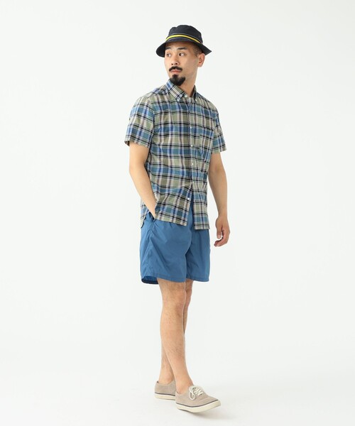 BEAMS PLUS（ビームスプラス）の「BEAMS PLUS / インディアン マドラスチェック ショートスリーブ ボタンダウン シャツ（シャツ/ブラウス・メンズ・ピンク/ネイビー/ブルー/その他・M/XL/S/L）」の6枚目の写真