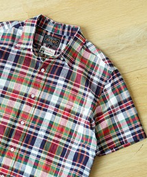 BEAMS PLUS | BEAMS PLUS / インディアン マドラスチェック ショートスリーブ ボタンダウン シャツ(シャツ/ブラウス)
