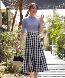 【洗える】ニットコンビ ワンピース