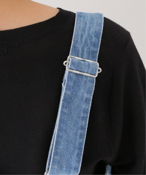 La TOTALITE（ラトータリテ）の「《追加》デニムフロントzipジャンスカ（ジャンパースカート・レディース・ブラック/サックスブルー・36/38）」の17枚目の写真