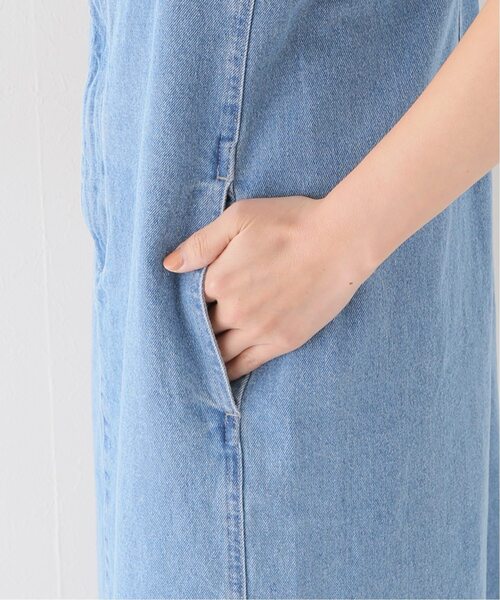 La TOTALITE（ラトータリテ）の「《追加》デニムフロントzipジャンスカ（ジャンパースカート・レディース・ブラック/サックスブルー・36/38）」の14枚目の写真