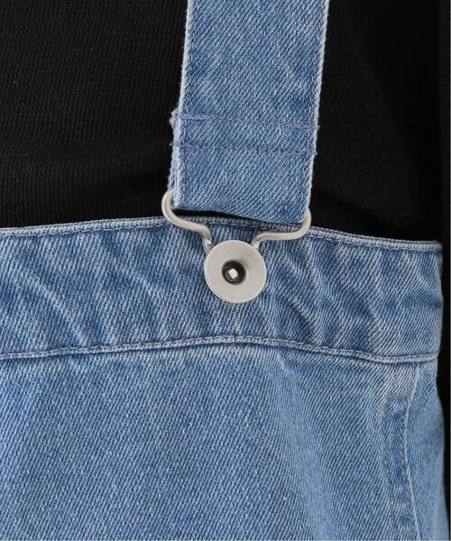 La TOTALITE（ラトータリテ）の「《追加》デニムフロントzipジャンスカ（ジャンパースカート・レディース・ブラック/サックスブルー・36/38）」の12枚目の写真