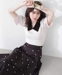 PROPORTION BODY DRESSING | パフスリーブクラシカルカラーニット / 1213170900(ニット/セーター)