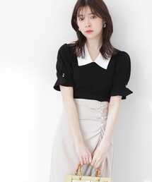 PROPORTION BODY DRESSING | パフスリーブクラシカルカラーニット / 1213170900(ニット/セーター)