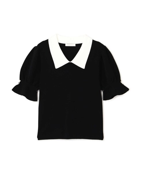 PROPORTION BODY DRESSING（プロポーションボディドレッシング）の「パフスリーブクラシカルカラーニット / 1213170900（ニット/セーター・レディース・グレー/ピンク/オフホワイト/ブラック・MEDIUM/SMALL）」の5枚目の写真