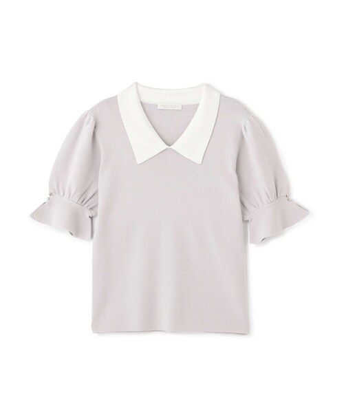 PROPORTION BODY DRESSING（プロポーションボディドレッシング）の「パフスリーブクラシカルカラーニット / 1213170900（ニット/セーター・レディース・グレー/ピンク/オフホワイト/ブラック・MEDIUM/SMALL）」の14枚目の写真