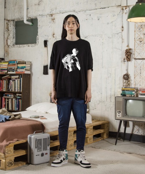STOF(ストフ)の「STOF/ストフ/Half Turn Skinny Pants(BLUE)(デニムパンツ・メンズ・ブルー・MEDIUM/SMALL)」の5枚目の写真