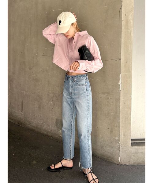 Ungrid（アングリッド）の「ショートデザインシャツ（シャツ/ブラウス・レディース・ピンク/オフホワイト/その他1/イエロー・FREE）」の13枚目の写真