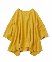 Live in comfort（リブインコンフォート）の「リブ　イン　コンフォート　はまじとコラボ　揺れるヘムラインを楽しむ　麻混トップス（その他トップス）」