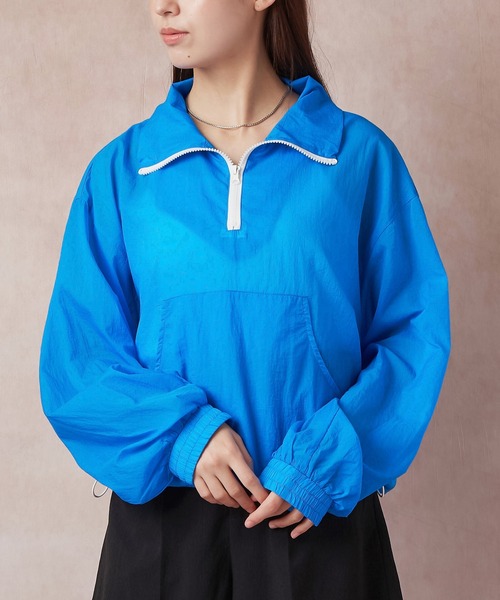 Lull(ルル)の「【Lull / ルル】シアーアノラックパーカー(パーカー・レディース・ホワイト/ブルー/ブラック・ONESIZE)」の11枚目の写真