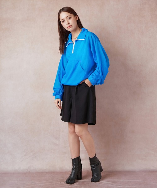 Lull(ルル)の「【Lull / ルル】シアーアノラックパーカー(パーカー・レディース・ホワイト/ブルー/ブラック・ONESIZE)」の9枚目の写真