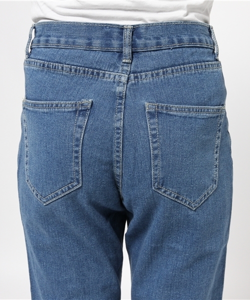 WEGO（ウィゴー）の「WEGO/ フリンジデニムパンツ（デニムパンツ・レディース・ライトインディゴブルー/インディゴブルー・MEDIUM/LARGE）」の10枚目の写真