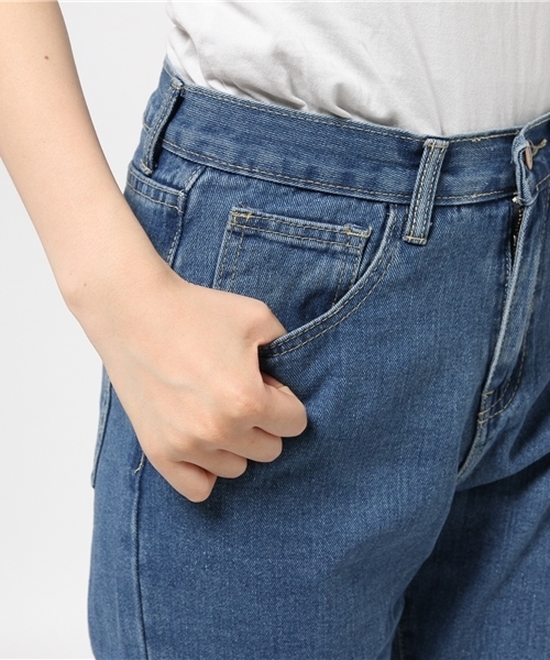 WEGO（ウィゴー）の「WEGO/ フリンジデニムパンツ（デニムパンツ・レディース・ライトインディゴブルー/インディゴブルー・MEDIUM/LARGE）」の11枚目の写真