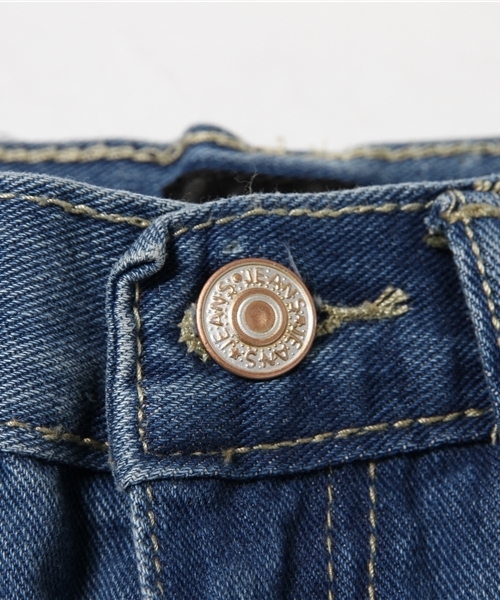 WEGO（ウィゴー）の「WEGO/ フリンジデニムパンツ（デニムパンツ・レディース・ライトインディゴブルー/インディゴブルー・MEDIUM/LARGE）」の14枚目の写真