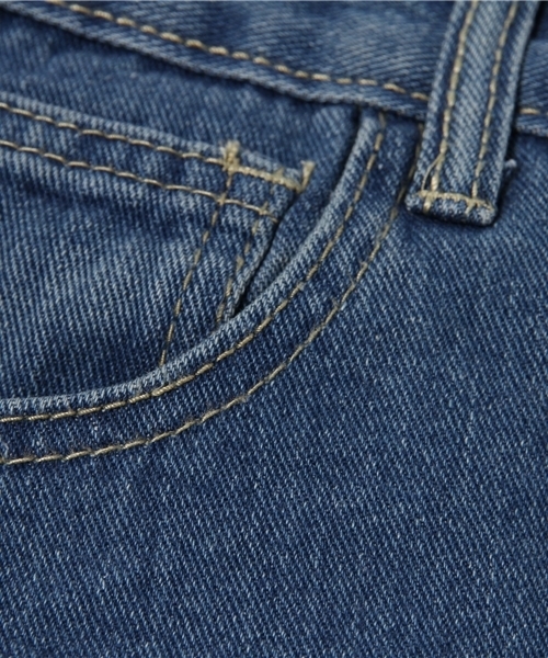 WEGO（ウィゴー）の「WEGO/ フリンジデニムパンツ（デニムパンツ・レディース・ライトインディゴブルー/インディゴブルー・MEDIUM/LARGE）」の15枚目の写真