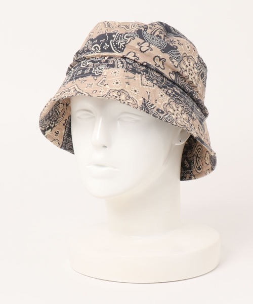 improves（インプローブス）の「バンダナペイズリー柄 バケットハット（ハット・メンズ・ブルー/グリーン/グレイッシュベージュ/イエロー・FREE）」の16枚目の写真