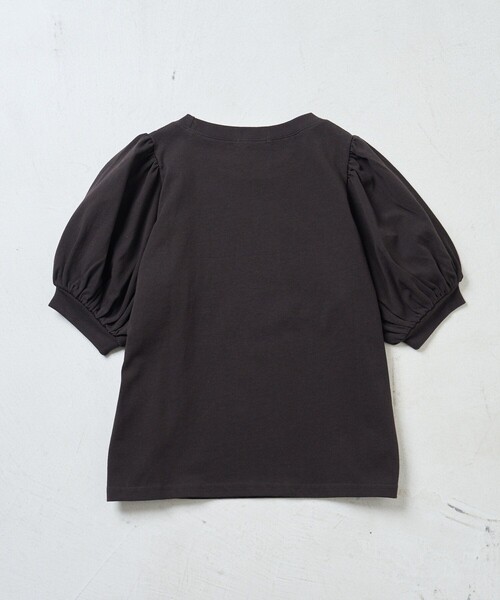 FREAK'S STORE(フリークスストア)の「パフスリーブカレッジロゴTEE(Tシャツ/カットソー・レディース・オフホワイト/チャコールグレー/レッド・フリ-)」の20枚目の写真