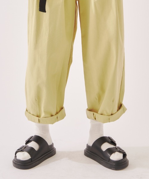 EDIT Gris（エディットグリ）の「ダブルバックルベルトレザーサンダル（サンダル・レディース・ブラック・MEDIUM/LARGE）」の8枚目の写真