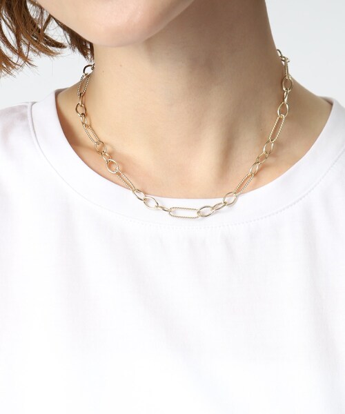 grove（グローブ）の「◆アソートメタルショートネックレス（ネックレス・レディース・ゴールド系/シルバー/ゴールド/シルバー系・00）」の6枚目の写真