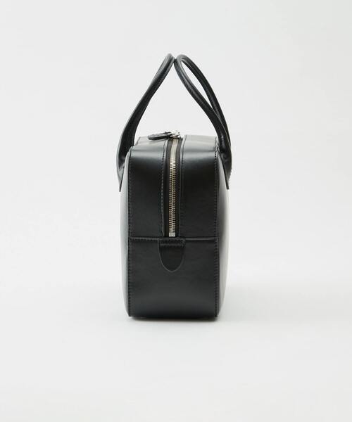 MAISON CANAU(メゾンカナウ)の「【MAISON CANAU/メゾンカナウ】MCLH2BB1 ボックスボストン(M)(ハンドバッグ・レディース・ブラック・FREE)」の3枚目の写真