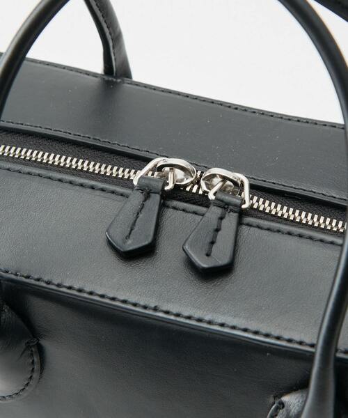 MAISON CANAU(メゾンカナウ)の「【MAISON CANAU/メゾンカナウ】MCLH2BB1 ボックスボストン(M)(ハンドバッグ・レディース・ブラック・FREE)」の5枚目の写真