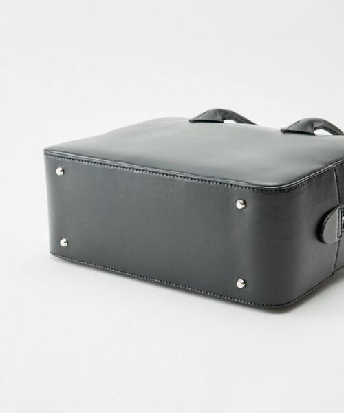 MAISON CANAU(メゾンカナウ)の「【MAISON CANAU/メゾンカナウ】MCLH2BB1 ボックスボストン(M)(ハンドバッグ・レディース・ブラック・FREE)」の7枚目の写真