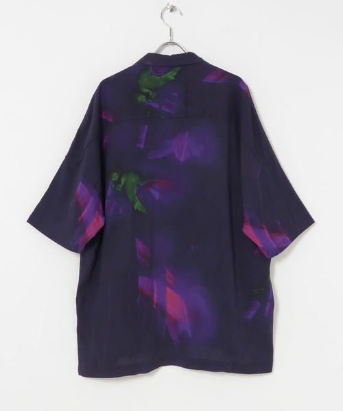 URBAN RESEARCH（アーバンリサーチ）の「URBAN RESEARCH iD　アブストラクトプリントオープンカラーシャツ（シャツ/ブラウス・メンズ・ブラック/ネイビー・MEDIUM/LARGE）」の16枚目の写真