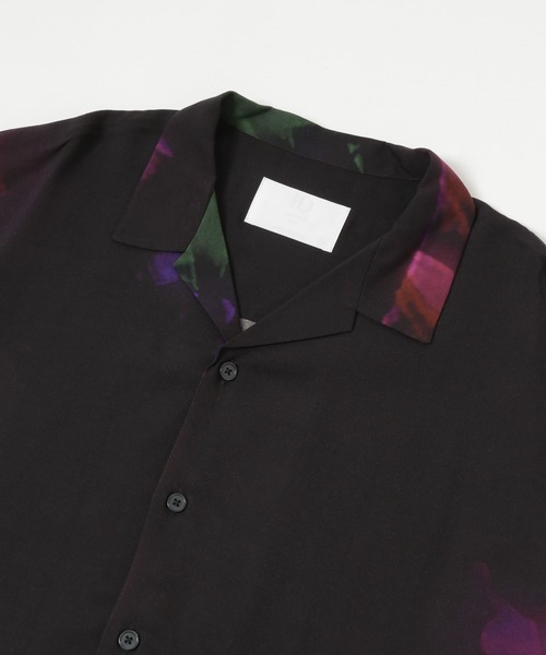 URBAN RESEARCH（アーバンリサーチ）の「URBAN RESEARCH iD　アブストラクトプリントオープンカラーシャツ（シャツ/ブラウス・メンズ・ブラック/ネイビー・MEDIUM/LARGE）」の18枚目の写真