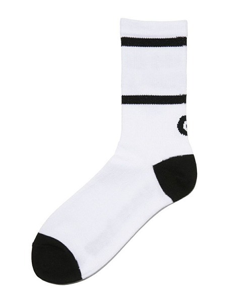 GRAVIS(グラヴィス)の「gravis/グラビス Get up Socks ロゴ ソックス(ソックス/靴下・メンズ・ホワイト/ブラック・25-27CM)」の4枚目の写真