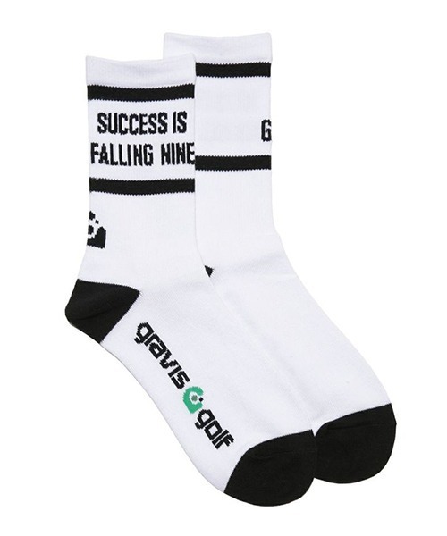 GRAVIS(グラヴィス)の「gravis/グラビス Get up Socks ロゴ ソックス(ソックス/靴下・メンズ・ホワイト/ブラック・25-27CM)」の8枚目の写真