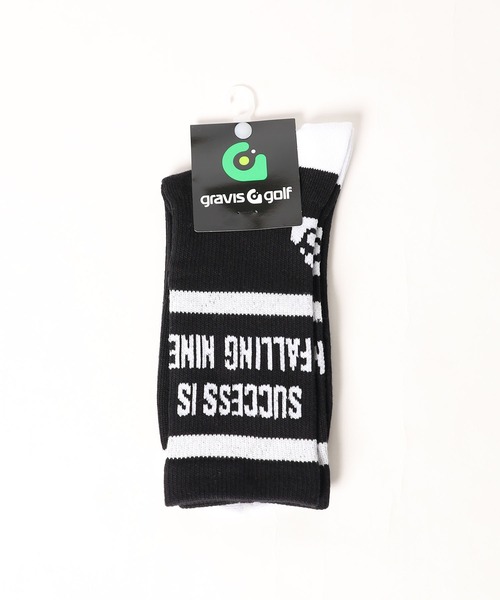 GRAVIS(グラヴィス)の「gravis/グラビス Get up Socks ロゴ ソックス(ソックス/靴下・メンズ・ホワイト/ブラック・25-27CM)」の10枚目の写真