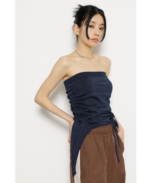 ラポドゥジェム⁄ベアトップス SHIRRING MANYWAY ベアトップ（その他トップス）｜LAGUA GEM