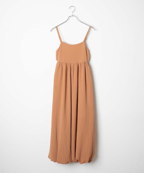 WEGO（ウィゴー）の「WEGO/サイドカットバルーンキャミワンピース（ワンピース・レディース・ブラック/オレンジ系その他・FREE）」の6枚目の写真