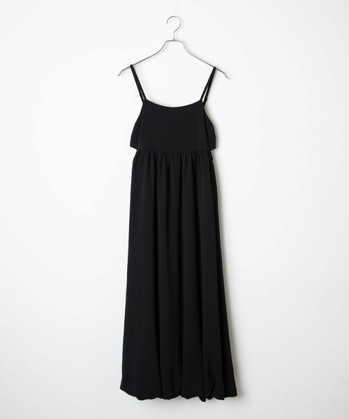 WEGO（ウィゴー）の「WEGO/サイドカットバルーンキャミワンピース（ワンピース・レディース・ブラック/オレンジ系その他・FREE）」の20枚目の写真