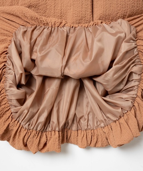 WEGO（ウィゴー）の「WEGO/サイドカットバルーンキャミワンピース（ワンピース・レディース・ブラック/オレンジ系その他・FREE）」の14枚目の写真