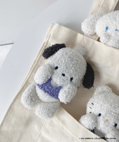 AS KNOW AS plus（アズノゥアズプラス）の「Sanrio characters と一緒ボールチェーンマスコット付トートバッグ 【Sanrio/サンリオ】（トートバッグ・レディース・ホワイト系その他/ピンク系その他/ホワイト系その他2/ブラック系その他/ピンク系その他2/ホワイト系その他3/ホワイト系その他4/ブラック系その他2/イエロー系その他2/グリーン系その他3/イエロー系その他3/ホワイト系その他6/ホワイト系その他7/ホワイト系その他5/イエロー系/ブラウン系/レオパード/グリーン系/ベージュ系/ブラック系1/ホワイト系1/ホワイト系/ベージュ系1/ピンク系1/イエロー系1・FREE）」の9枚目の写真