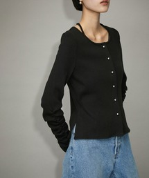 ADAM ET ROPE' | 【サステナブル・WEB限定】ネックリボンプルオーバー(Tシャツ/カットソー)