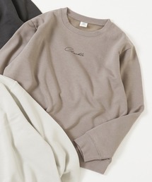 デビラボ 大人 裏起毛トレーナー