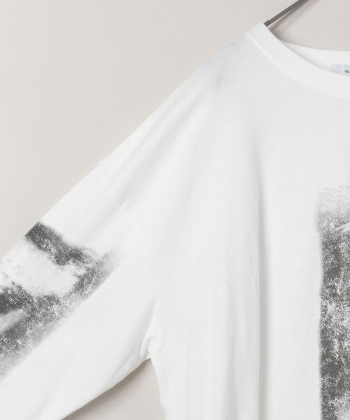 JEANASIS（ジーナシス）の「モノグラフィックプリントロンTEE/978321（Tシャツ/カットソー・レディース・ホワイト系その他/ブラック系その他・FREE）」の11枚目の写真