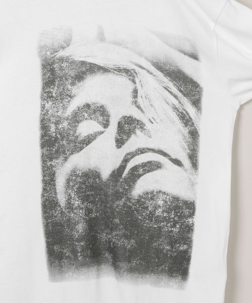 JEANASIS（ジーナシス）の「モノグラフィックプリントロンTEE/978321（Tシャツ/カットソー・レディース・ホワイト系その他/ブラック系その他・FREE）」の4枚目の写真