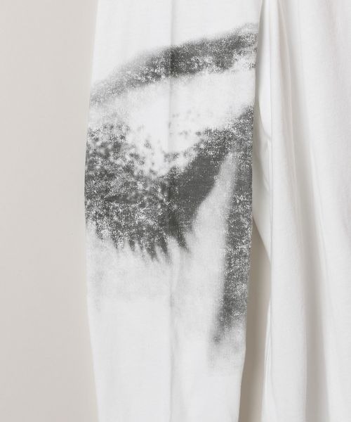 JEANASIS（ジーナシス）の「モノグラフィックプリントロンTEE/978321（Tシャツ/カットソー・レディース・ホワイト系その他/ブラック系その他・FREE）」の5枚目の写真