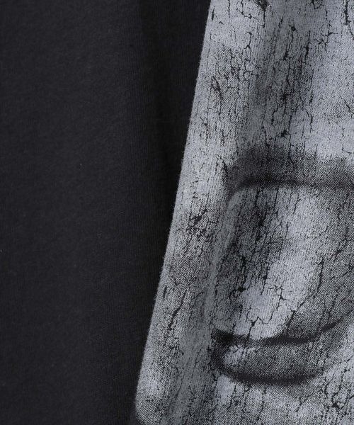 JEANASIS（ジーナシス）の「モノグラフィックプリントロンTEE/978321（Tシャツ/カットソー・レディース・ホワイト系その他/ブラック系その他・FREE）」の6枚目の写真