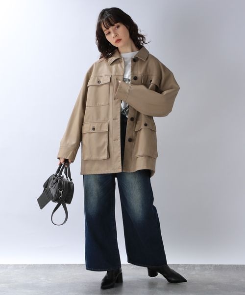 JEANASIS（ジーナシス）の「モノグラフィックプリントロンTEE/978321（Tシャツ/カットソー・レディース・ホワイト系その他/ブラック系その他・FREE）」の18枚目の写真