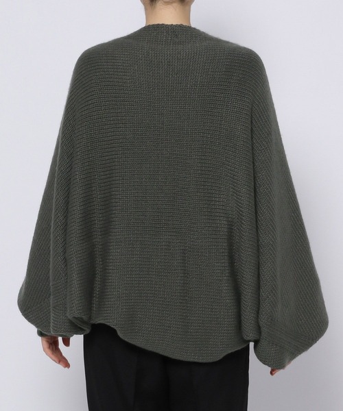 LEPSIM（レプシィム）の「3ゲージボレロニット　961214（カーディガン/ボレロ・レディース・チャコールグレー/グレイッシュベージュ・FREE）」の13枚目の写真