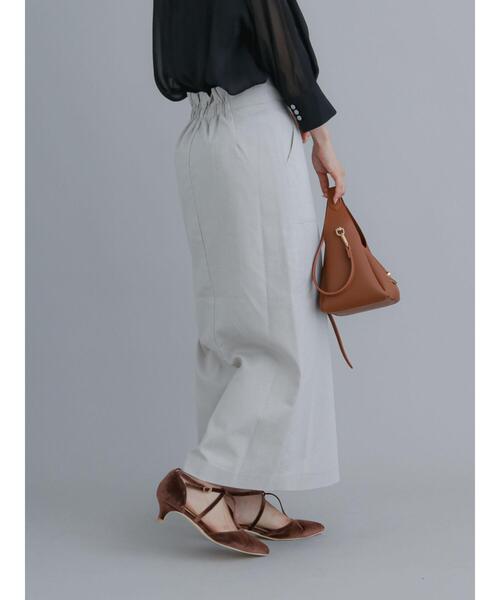 Te chichi（テチチ）の「ロングナロースカート（スカート・レディース・ネイビー/グリーン/ベージュ・F）」の15枚目の写真