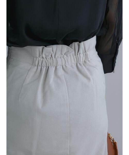 Te chichi（テチチ）の「ロングナロースカート（スカート・レディース・ネイビー/グリーン/ベージュ・F）」の19枚目の写真