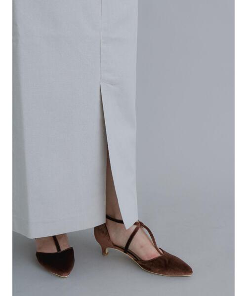 Te chichi（テチチ）の「ロングナロースカート（スカート・レディース・ネイビー/グリーン/ベージュ・F）」の21枚目の写真