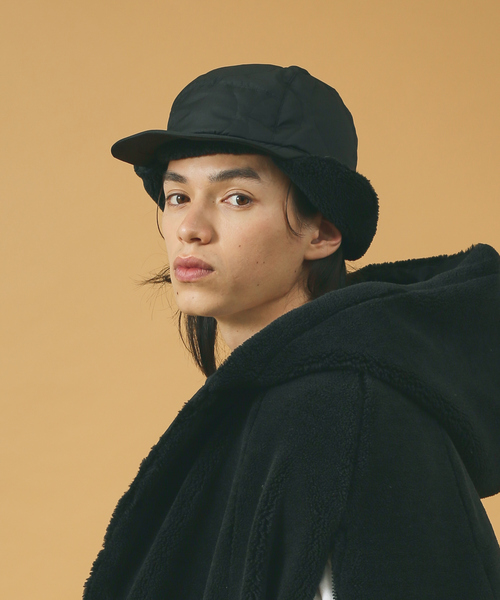 TAION（タイオン）の「【TAION /タイオン】リバーシブル ダウンパイロットキャップ/DOWN CAP/ユニセックス/R221ML-1（キャップ・メンズ・ブラック系その他/ダークベージュ/ダークネイビー/ブラック/カーキ/ダークグリーン・フリー）」の2枚目の写真